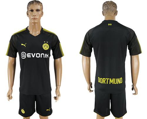 Dortmund Blank Away Soccer Club Jersey - Click Image to Close